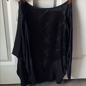 Elegant black top.